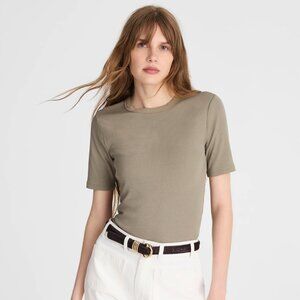 [NWT] Madewell Ribbed Cotton Tee